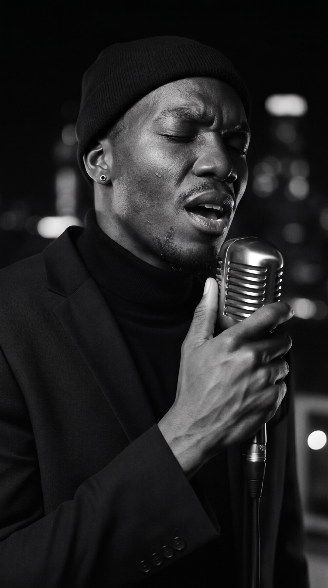 Noah Priest, rooftop session portrait